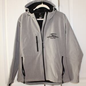 RIFUGIO SAPIENZA Etna Volcano Softshell Fleece-Lined Hooded Jacket | Large